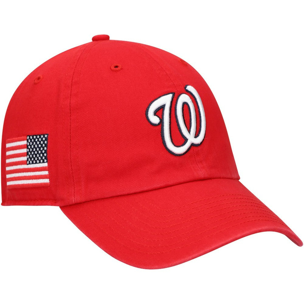 Washington Nationals Heritage Clean Up Adjustable Hat - Red | 47 brand