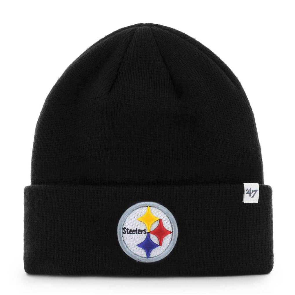 Pittsburgh Steelers '47 Primary Basic Cuffed Knit Hat - Black for sale
