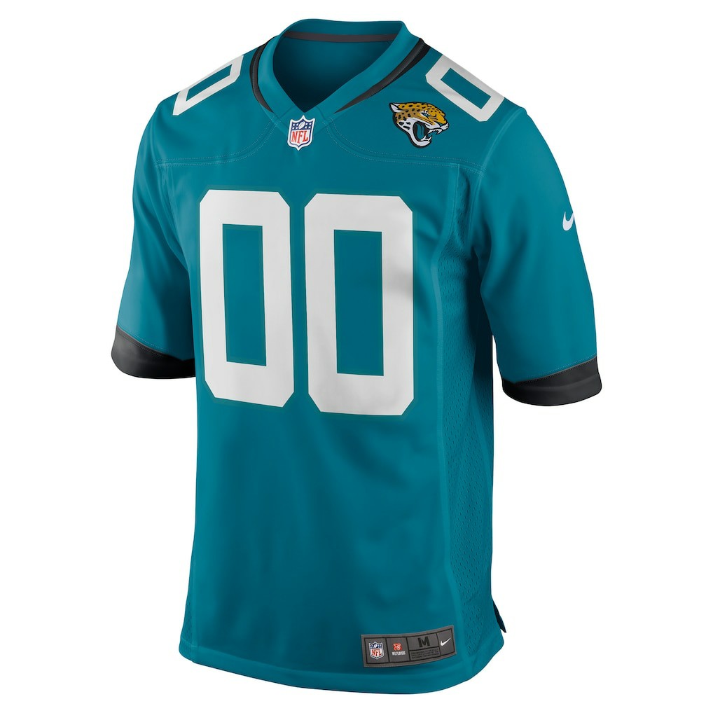 Jacksonville Jaguars Custom Team Game Jersey - Teal | Nike for sale