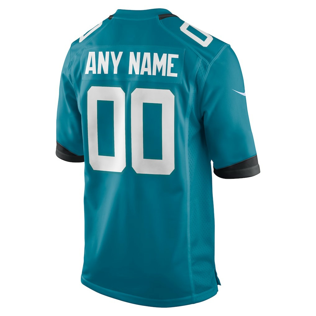 Jacksonville Jaguars Custom Team Game Jersey - Teal | Nike for sale