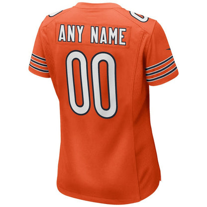 Chicago Bears Women's Alternate Custom Game Jersey - Orange | Nike sale