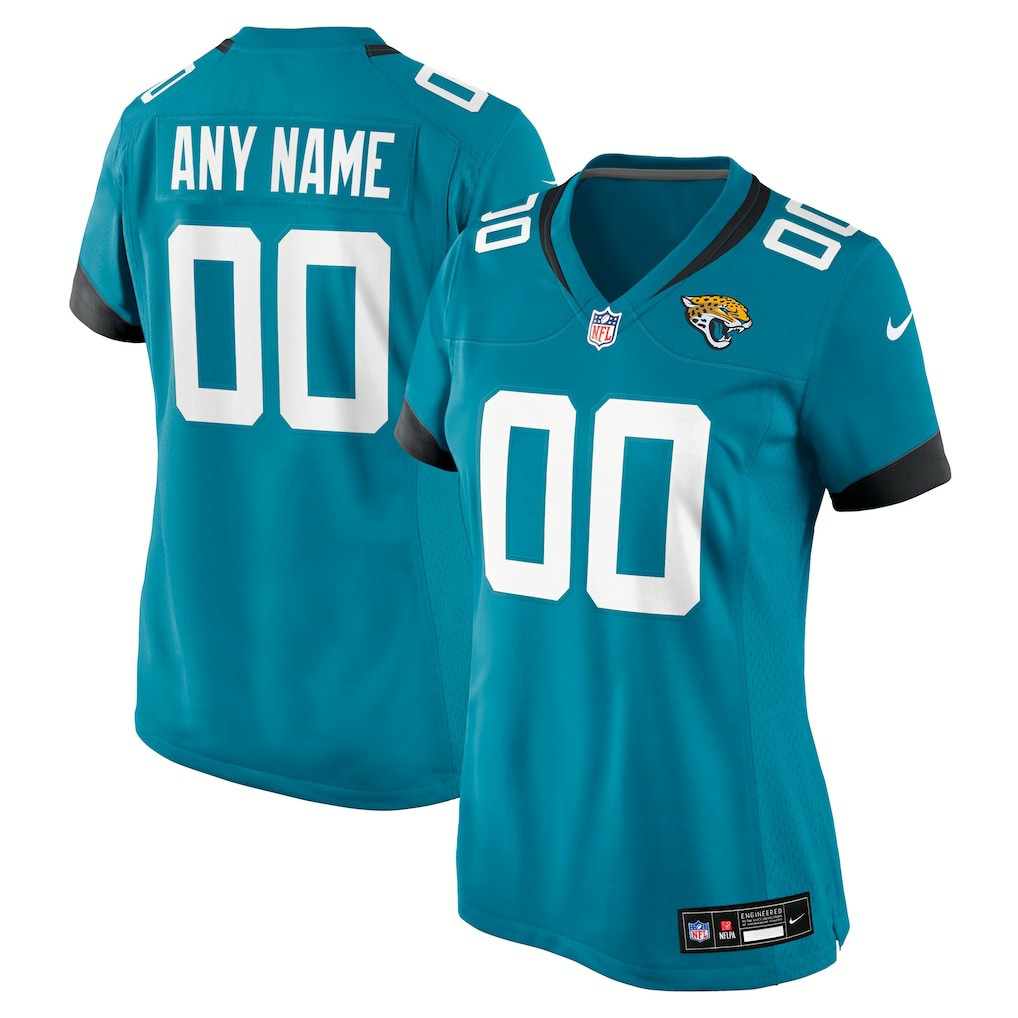 Jacksonville Jaguars Women's Custom Team Jersey - Teal | Nike cheap