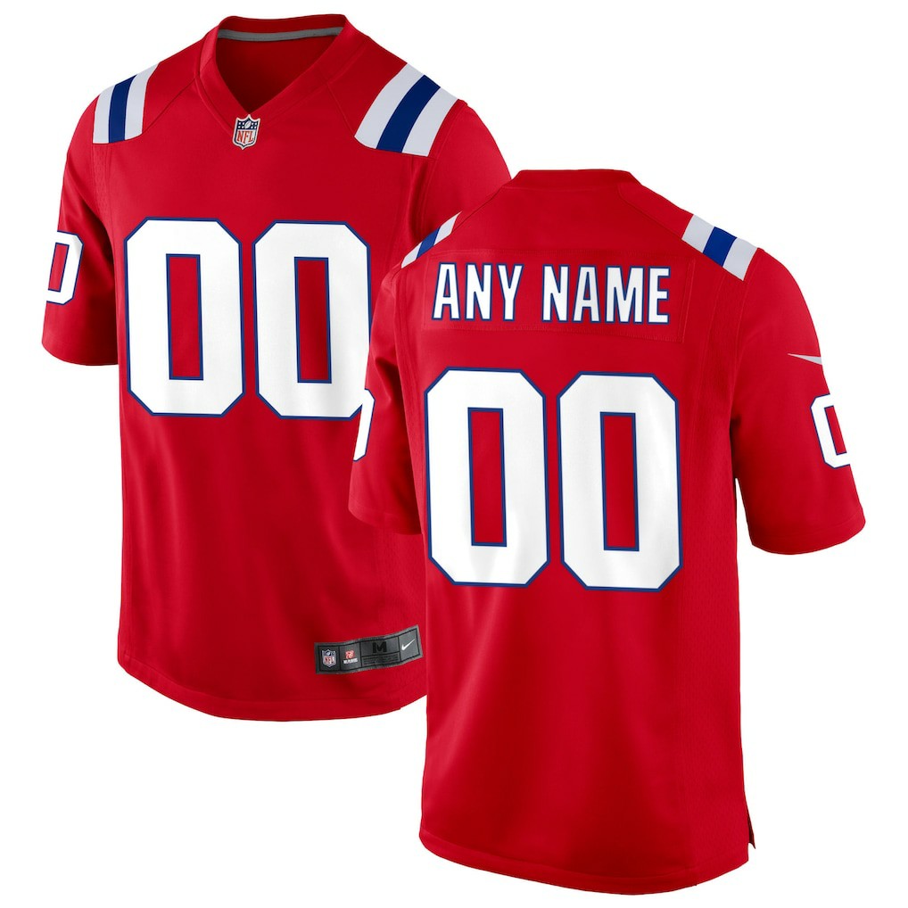 New England Patriots Alternate Custom Jersey - Red | Nike sale
