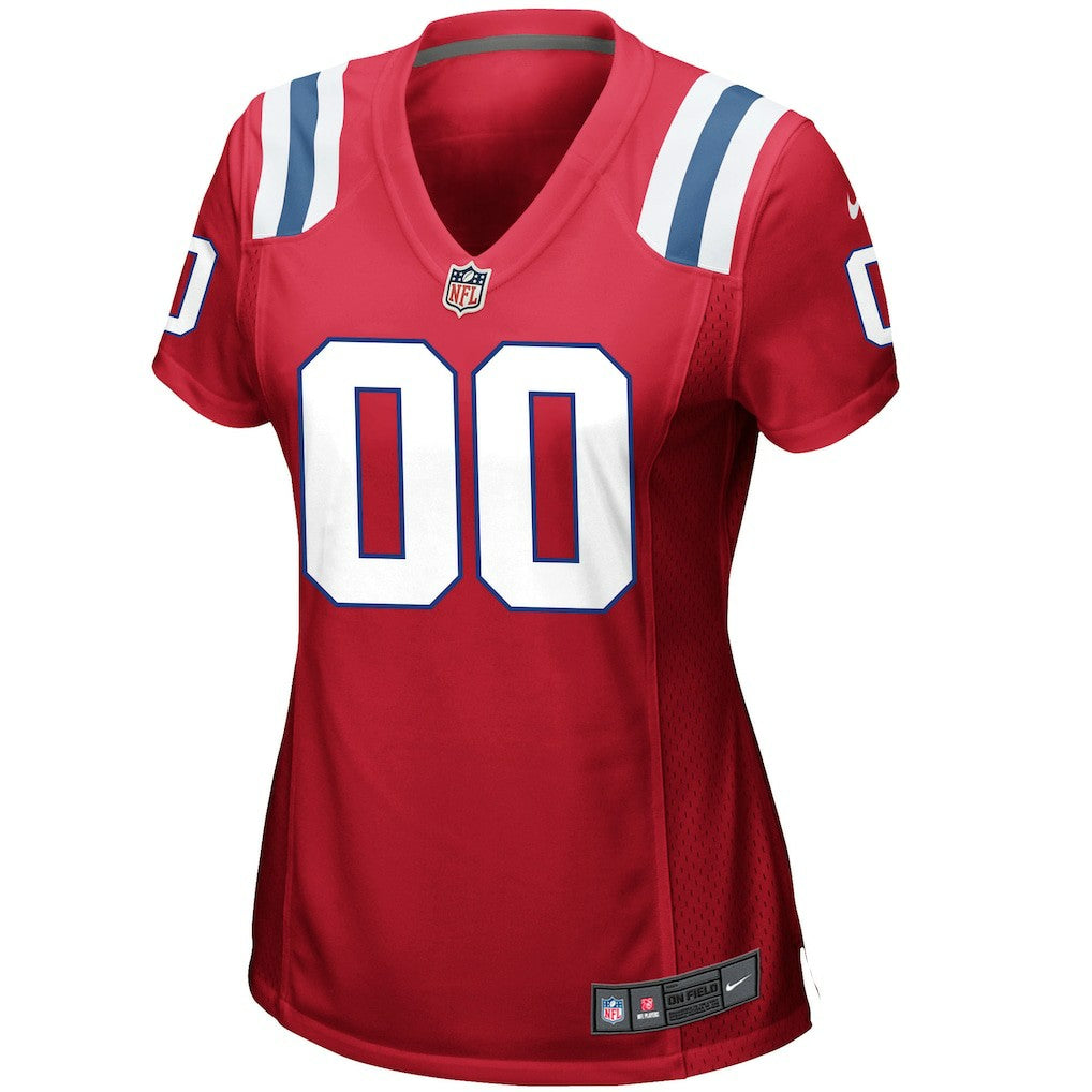 New England Patriots Women's Alternate Custom Jersey - Red | Nike cheap