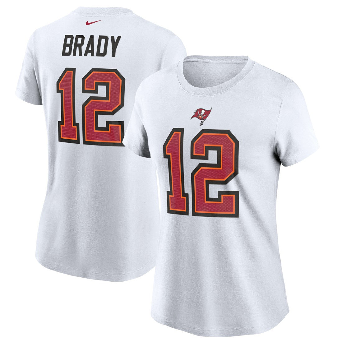 Tom Brady Tampa Bay Buccaneers Women's Name & Number T-Shirt - White | Nike online