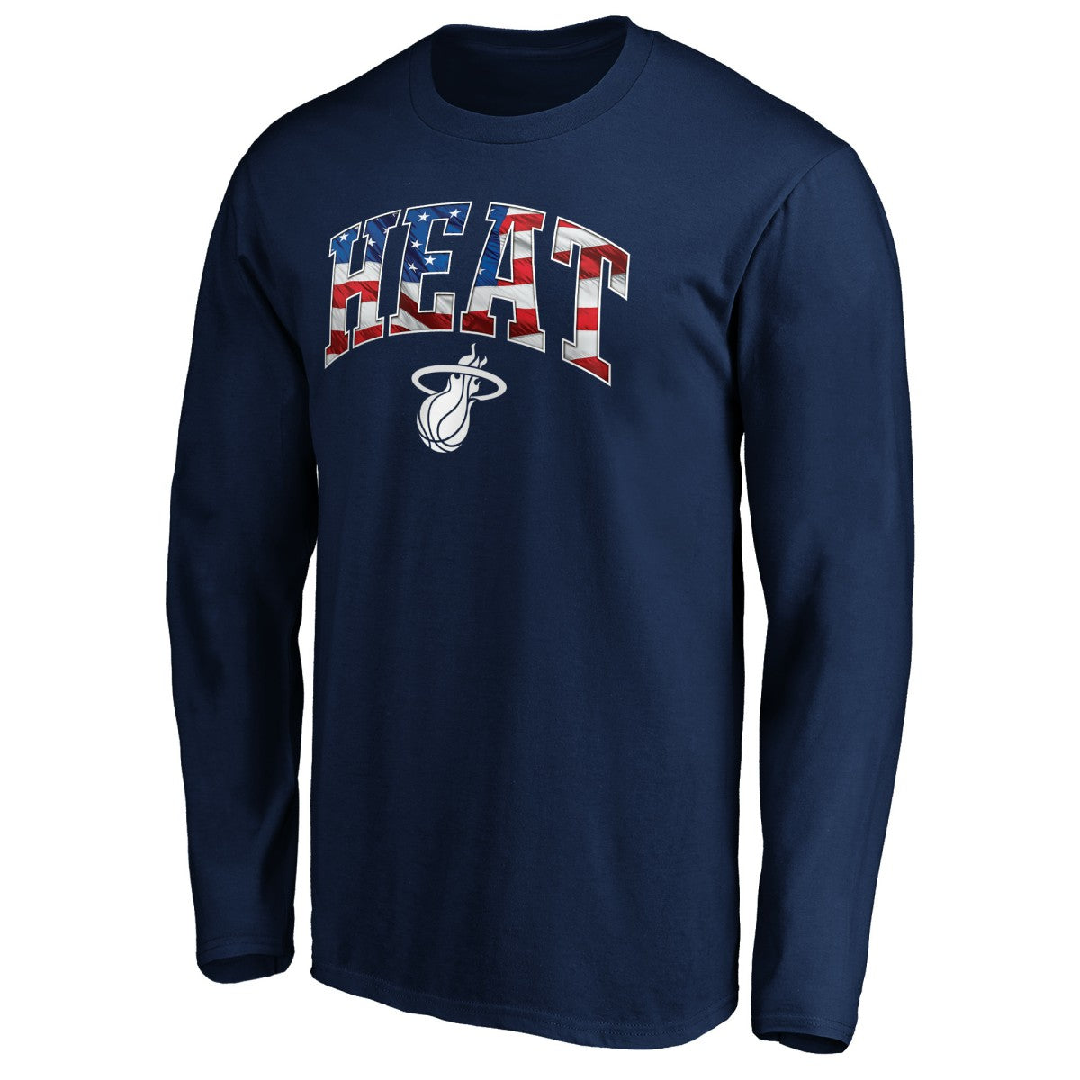 Miami Heat Banner Wave Long Sleeve T-Shirt - Navy sale