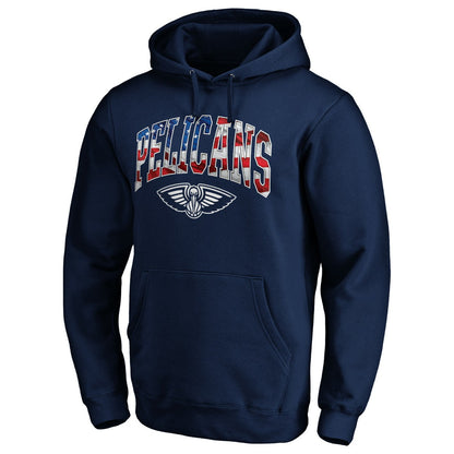 New Orleans Pelicans Banner Wave Pullover Hoodie - Navy outlet
