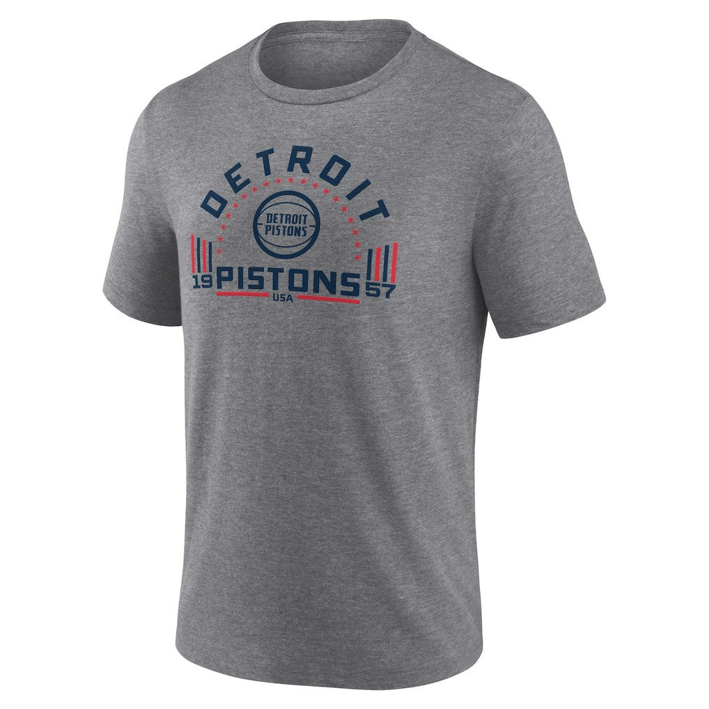 Detroit Pistons Team Freedom Tri-Blend T-Shirt sale - Gray outlet