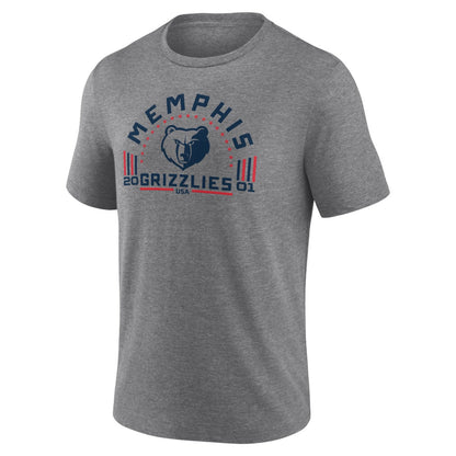 Memphis Grizzlies Team Freedom Tri-Blend T-Shirt - Gray sale