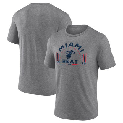 Miami Heat Team Freedom Tri-Blend T-Shirt - Gray on sale