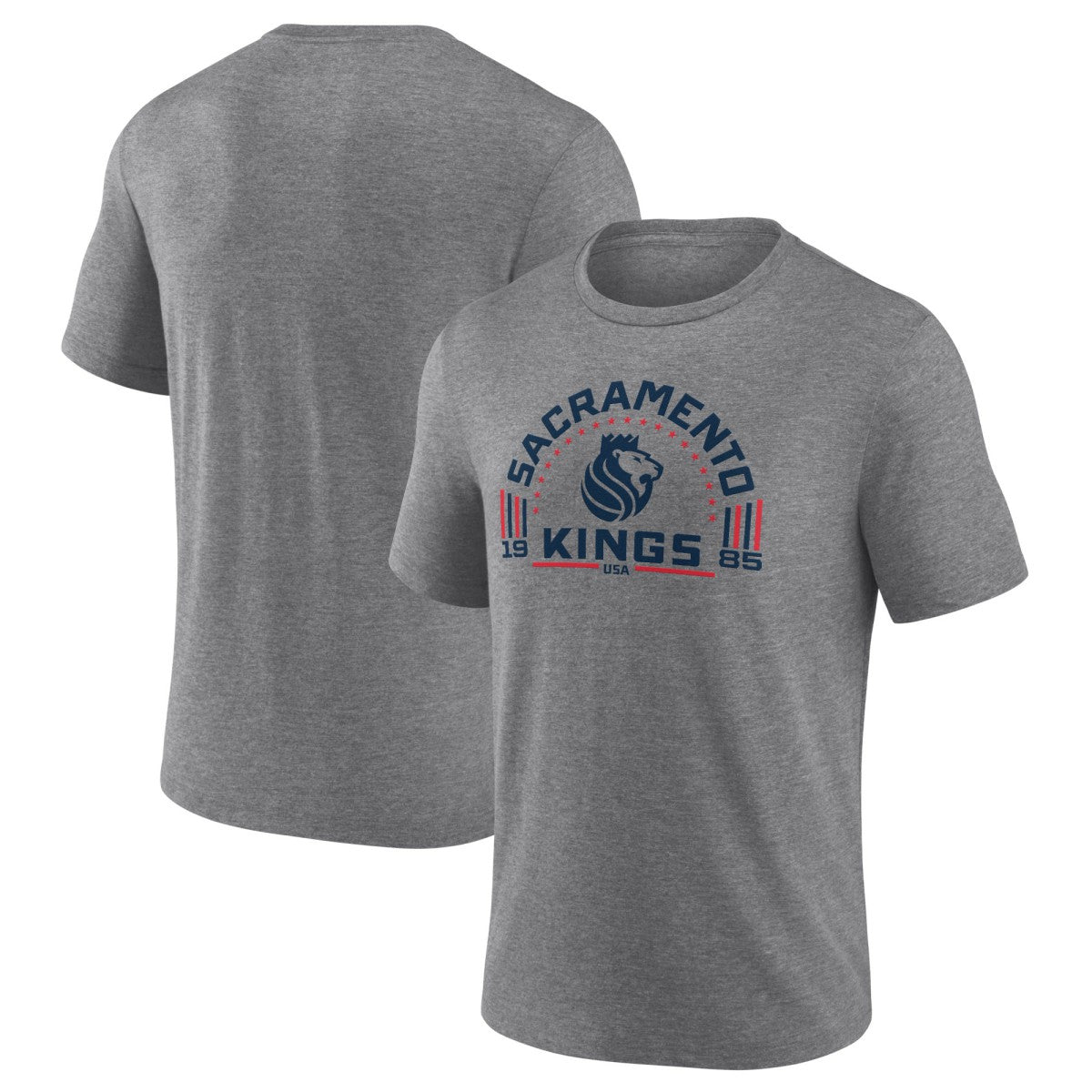 Sacramento Kings Team Freedom Tri-Blend T-Shirt - Gray for sale