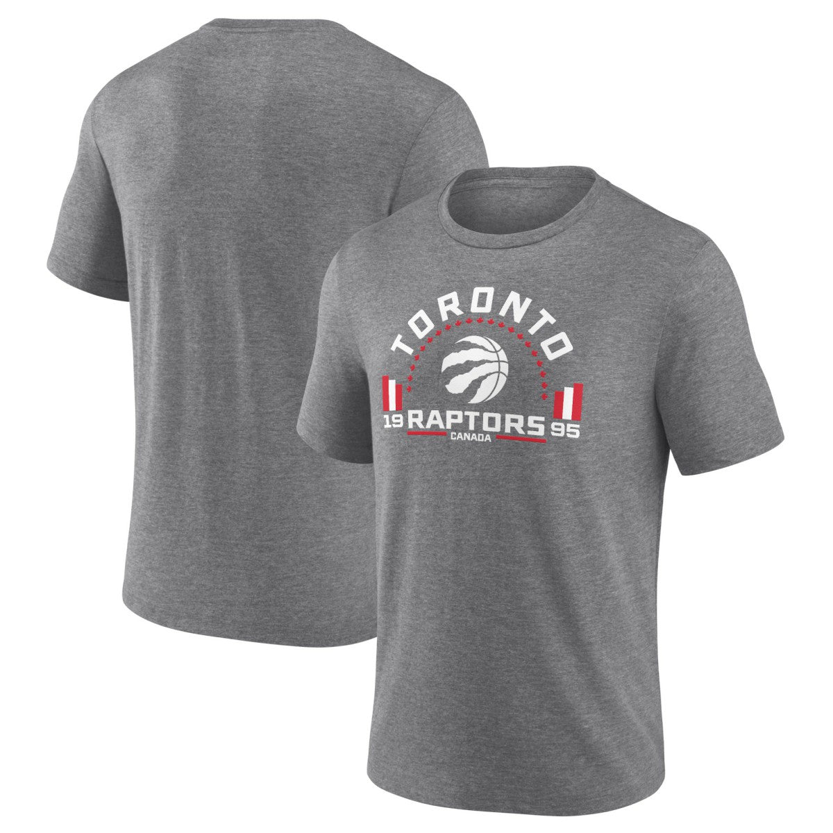 Toronto Raptors Team Freedom Tri-Blend T-Shirt - Gray shop