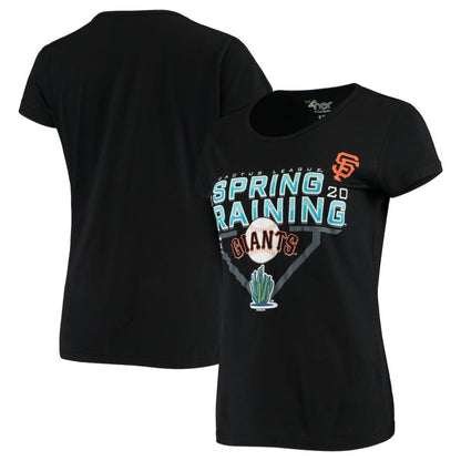San Francisco Giants G-III Sports by Carl Banks Women's 2020 Spring Training Endzone T-Shirt - Black