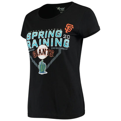 San Francisco Giants G-III Sports by Carl Banks Women's 2020 Spring Training Endzone T-Shirt - Black