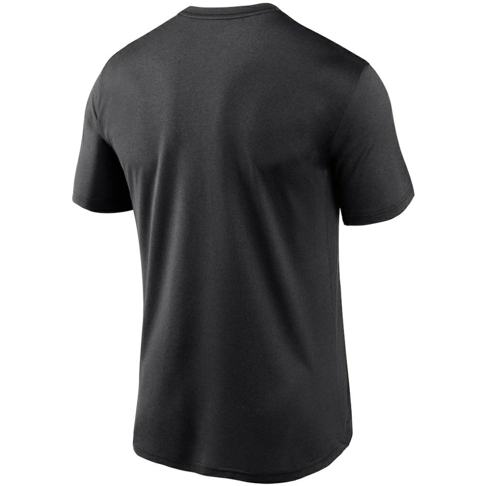 Colorado Rockies Wordmark Legend Performance T-Shirt - Black | Nike