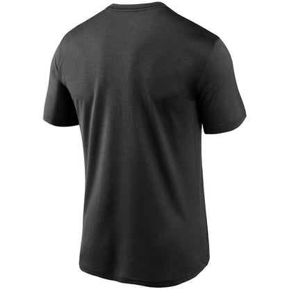 Colorado Rockies Wordmark Legend Performance T-Shirt - Black | Nike