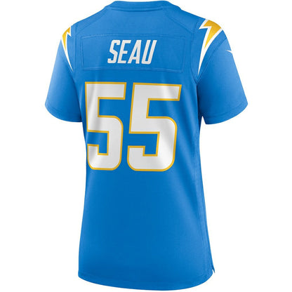 Junior Seau Los Angeles Chargers Women's Game Retired Player Jersey - Powder Blue | Nike cheap