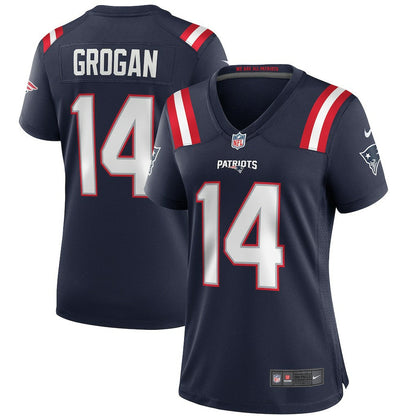 Steve Grogan New England Patriots Women's Game Retired Player Jersey - Navy | Nike for sale