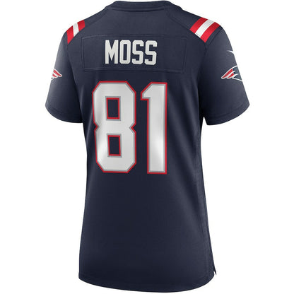 Randy Moss New England Patriots Women's Game Retired Player Jersey - Navy | Nike sale