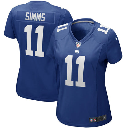 Phil Simms New York Giants Women's Game Retired Player Jersey - Royal | Nike for sale