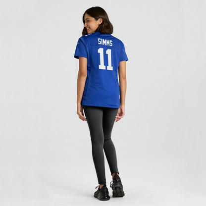 Phil Simms New York Giants Women's Game Retired Player Jersey - Royal | Nike for sale