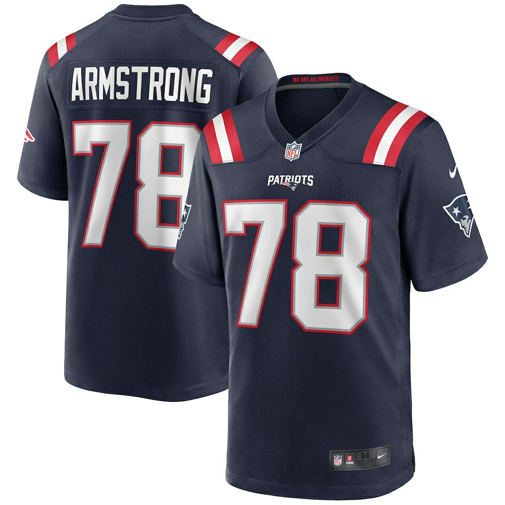 Bruce Armstrong New England Patriots Game Retired Player Jersey - Navy | Nike on sale