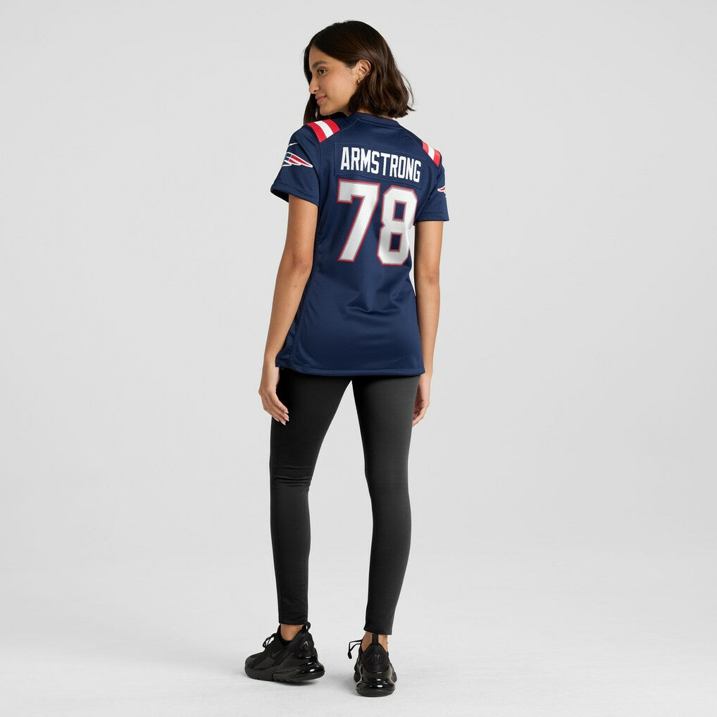 Bruce Armstrong New England Patriots Women's Game Retired Player Jersey - Navy | Nike on sale