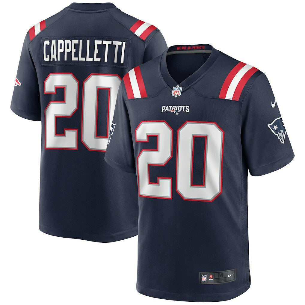 Gino Cappelletti New England Patriots Game Retired Player Jersey - Navy | Nike on sale