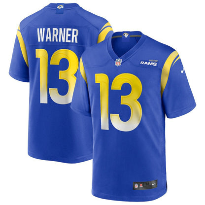 Kurt Warner Los Angeles Rams Game Retired Player Jersey - Royal | Nike on sale