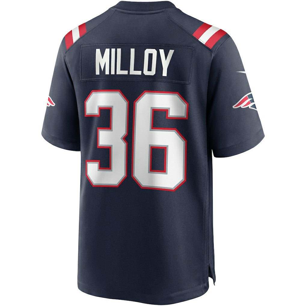 Lawyer Milloy New England Patriots Game Retired Player Jersey - Navy | Nike for sale