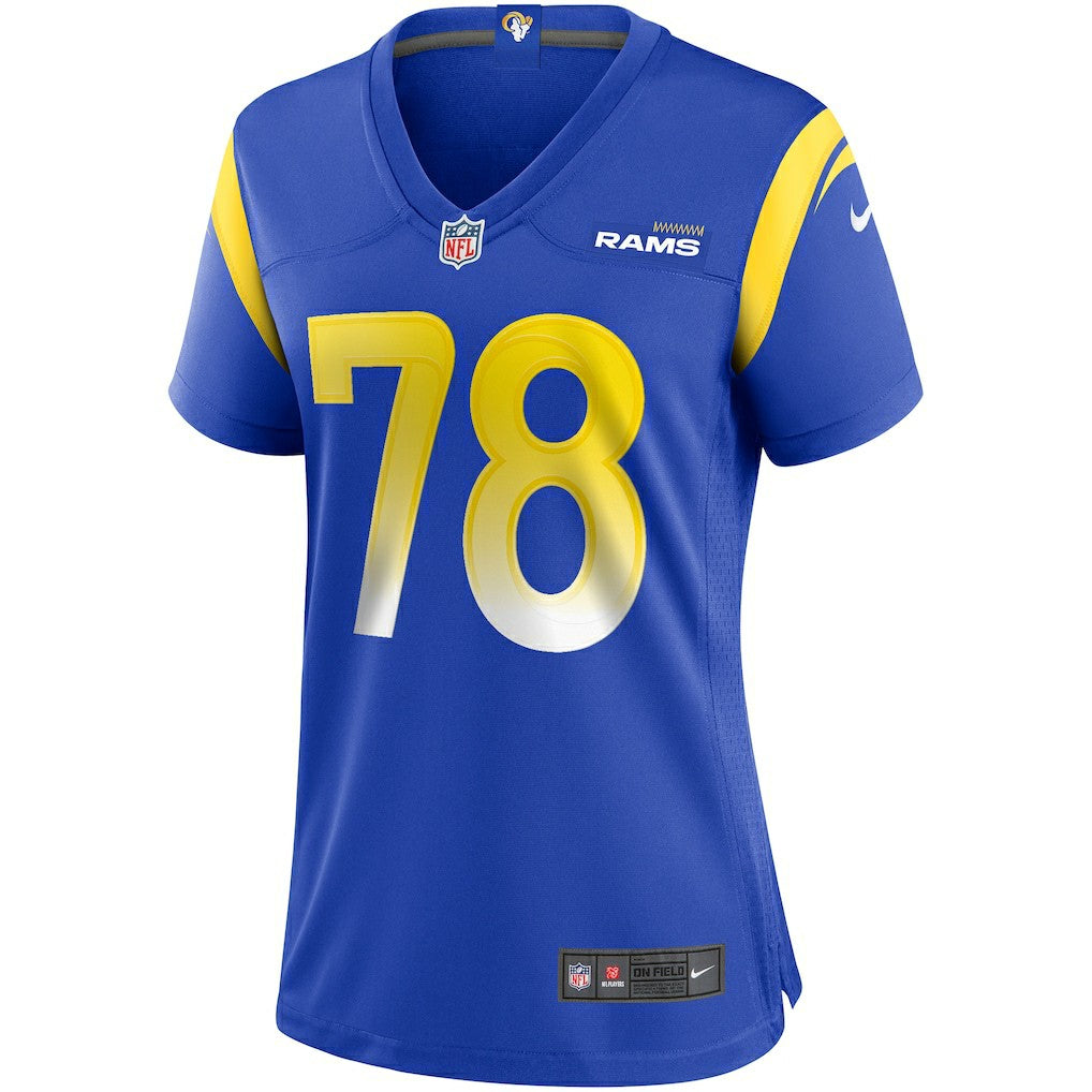 Jackie Slater Los Angeles Rams Women's Game Retired Player Jersey - Royal | Nike cheap