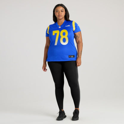Jackie Slater Los Angeles Rams Women's Game Retired Player Jersey - Royal | Nike cheap