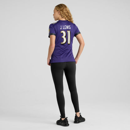 Jamal Lewis Baltimore Ravens Women's Game Retired Player Jersey - Purple | Nike for sale