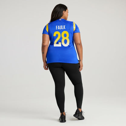 Marshall Faulk Los Angeles Rams Women's Game Retired Player Jersey - Royal | Nike on sale