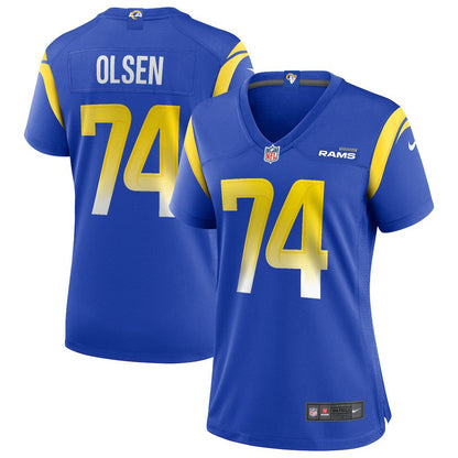 Merlin Olsen Los Angeles Rams Women's Game Retired Player Jersey - Royal | Nike discount
