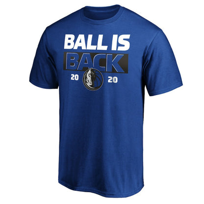 Dallas Mavericks Ball Is Back T-Shirt sale - Royal discount