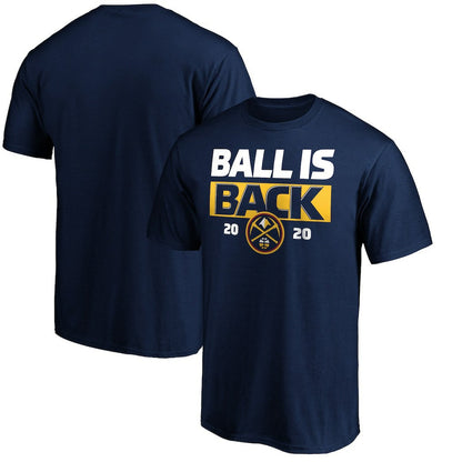 Denver Nuggets Ball Is Back T-Shirt sale - Navy for sale
