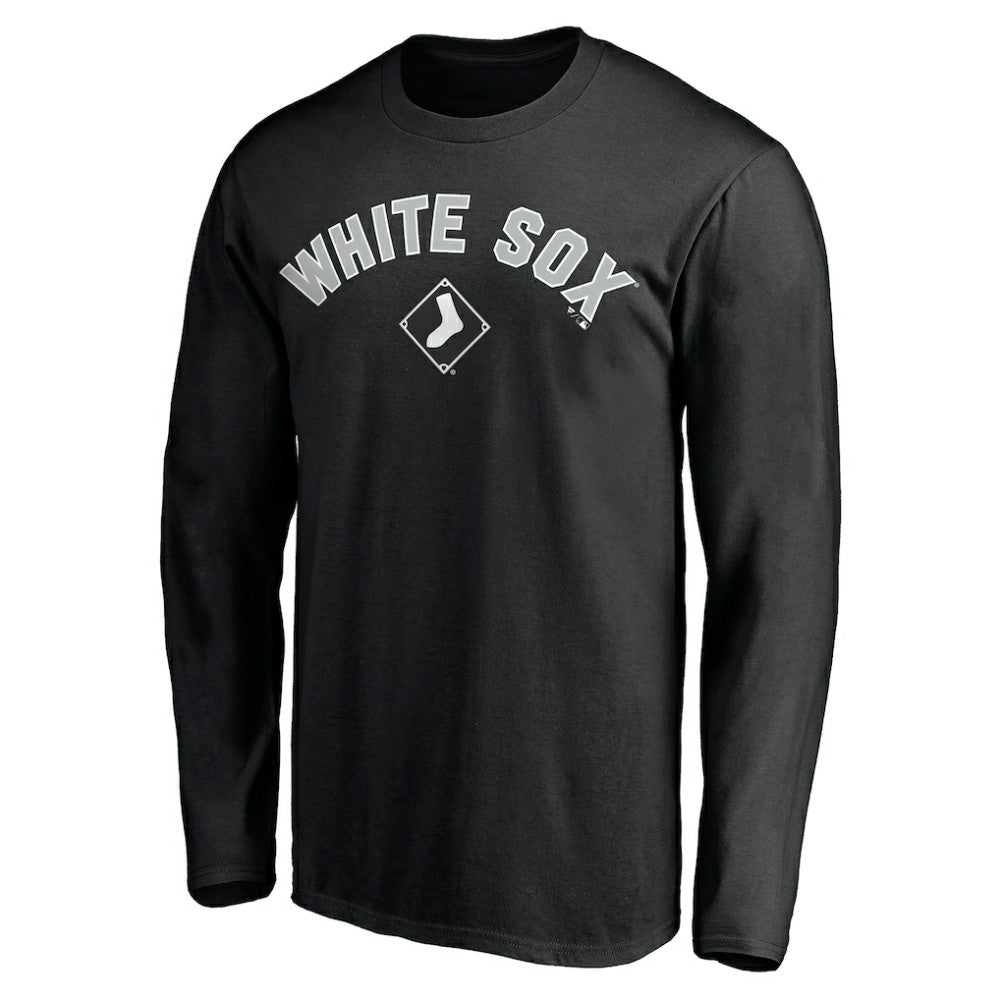 Chicago White Sox Personalized Winning Streak Name & Number Long Sleeve T-Shirt - Black