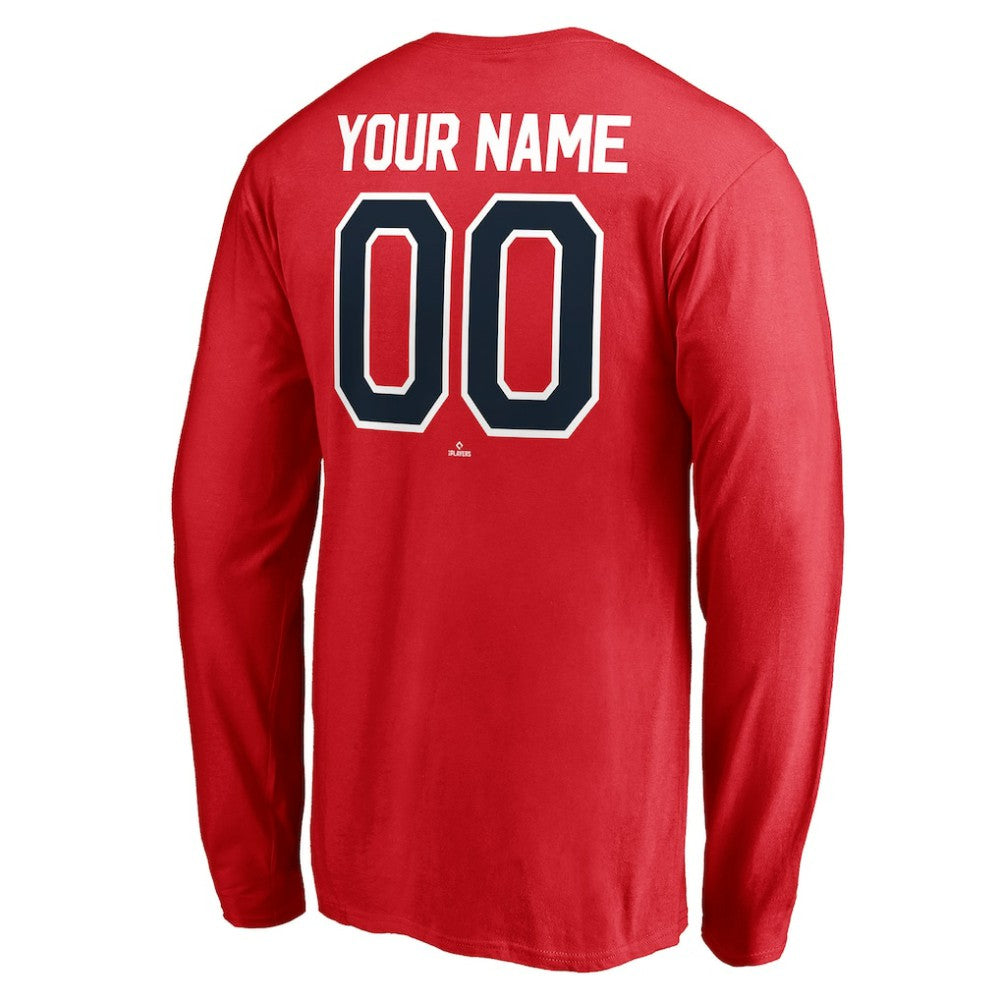 St. Louis Cardinals Personalized Winning Streak Name & Number Long Sleeve T-Shirt - Red