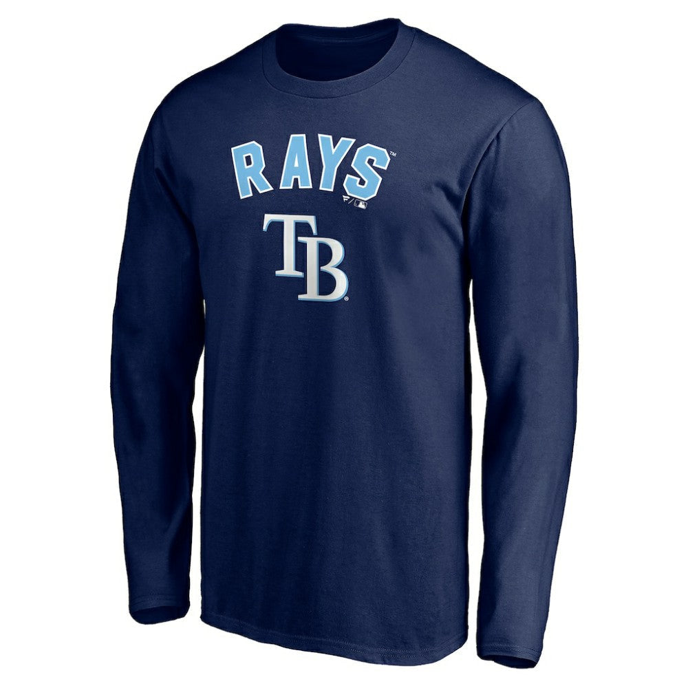 Tampa Bay Rays Personalized Winning Streak Name & Number Long Sleeve T-Shirt - Navy