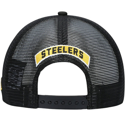 Pittsburgh Steelers New Era Shade Trucker 9FIFTY Snapback Hat - Black outlet