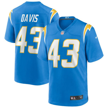 Michael Davis Los Angeles Chargers Game Jersey - Powder Blue | Nike on sale