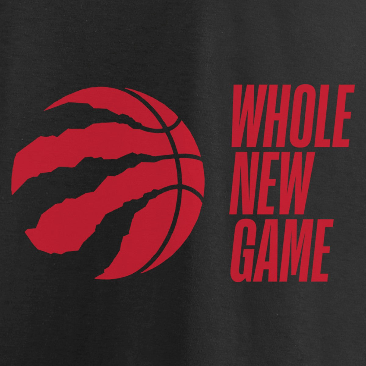Toronto Raptors Whole New Game Team T-Shirt - Black on sale