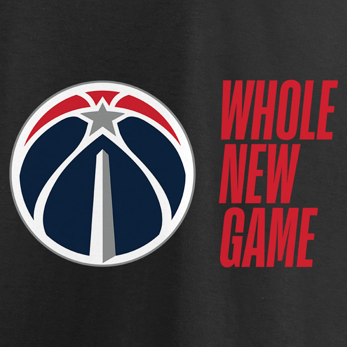 Washington Wizards Whole New Game Team T-Shirt - Black on sale