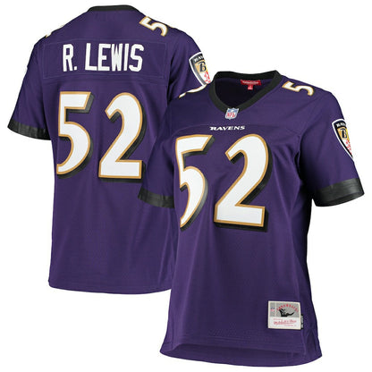 Ray Lewis Baltimore Ravens Women's Legacy Replica Team Jersey - Purple cheap