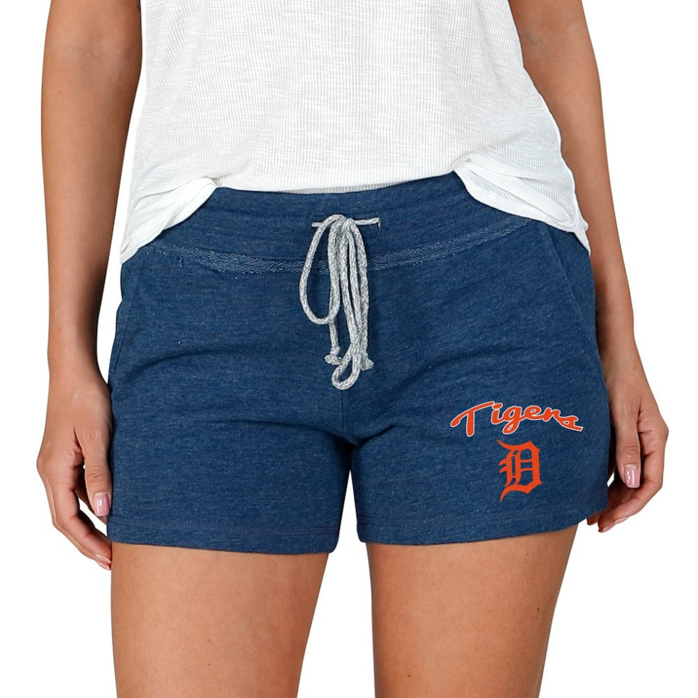 Detroit Tigers Concepts Sport Women's Mainstream Terry Shorts - Navy