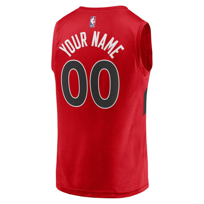 Toronto Raptors Fast Break Replica Custom Jersey - Icon Edition - Red | Fanatics for sale