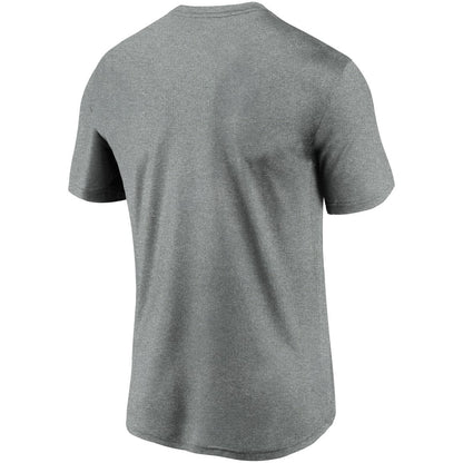 Tampa Bay Buccaneers Logo Essential Legend Performance T-Shirt - Heathered Pewter | Nike discount