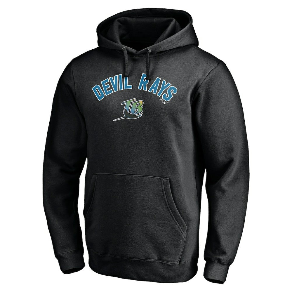 Tampa Bay Rays Cooperstown Winning Streak Personalized Name & Number Pullover Hoodie - Black
