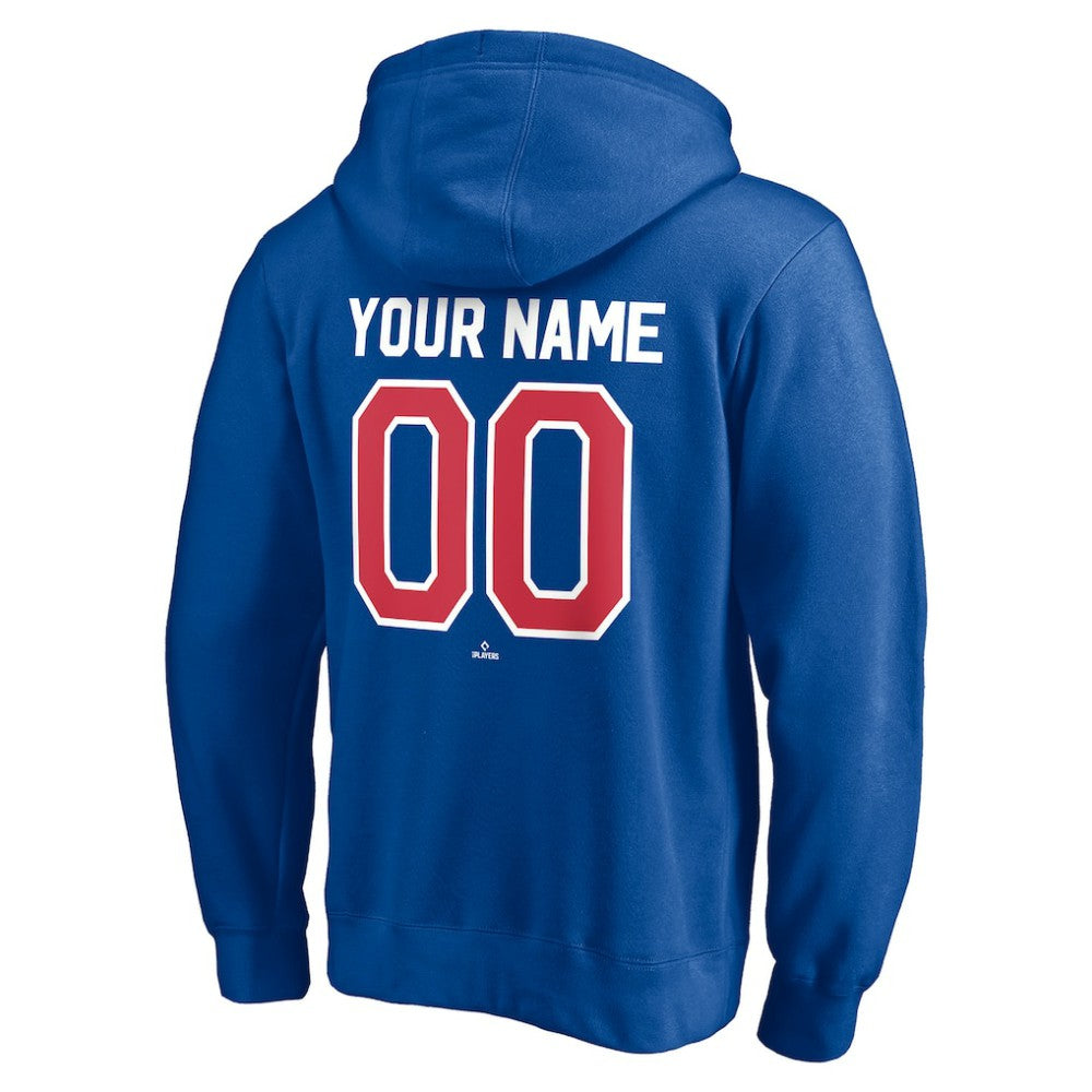 Texas Rangers Cooperstown Winning Streak Personalized Name & Number Pullover Hoodie - Royal